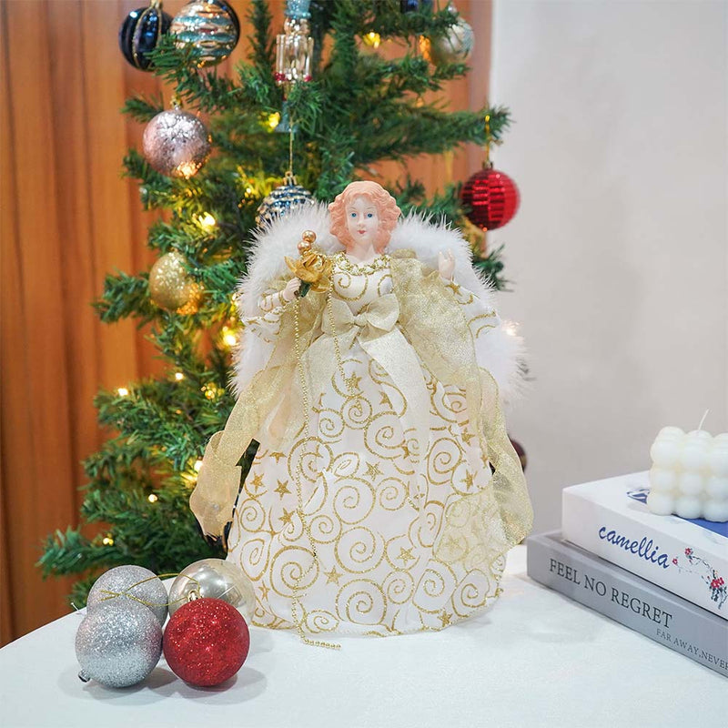 Angel Christmas Tree Topper Decoration 30cm