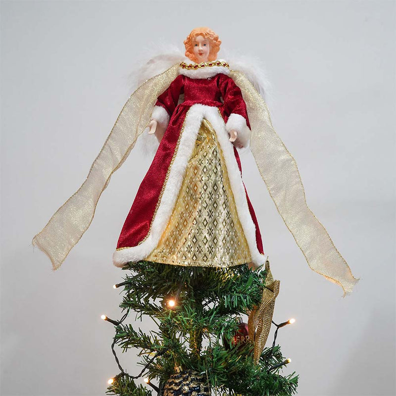 Angel Christmas Tree Topper Decoration 30cm