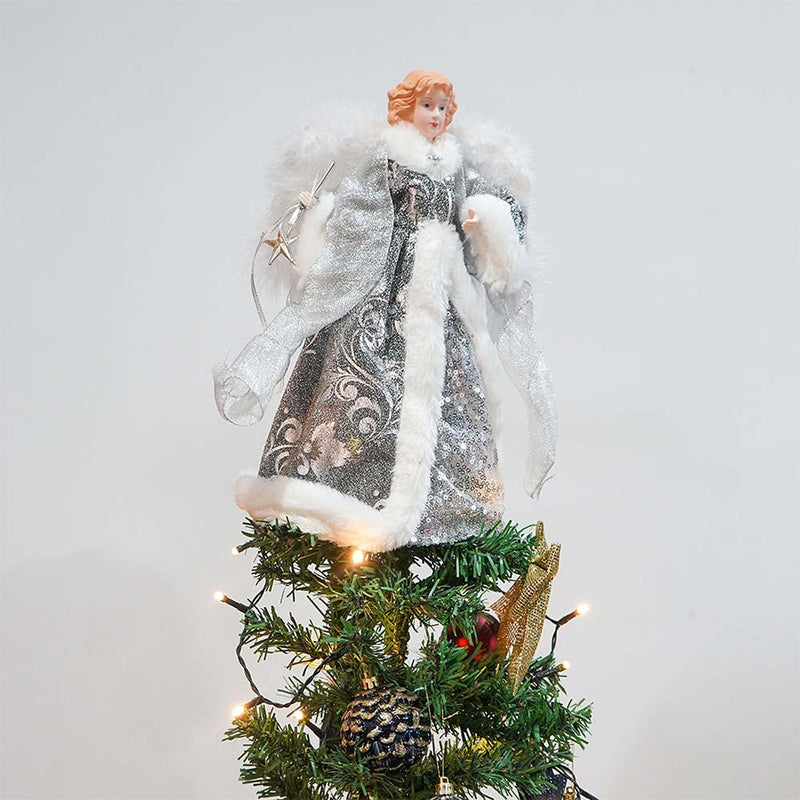 Angel Christmas Tree Topper Decoration 30cm