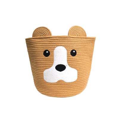 Large Animal Storage Cotton Foldable Organizer Basket Dog 30cmx30cmx30cm