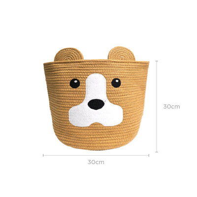 Large Animal Storage Cotton Foldable Organizer Basket Dog 30cmx30cmx30cm