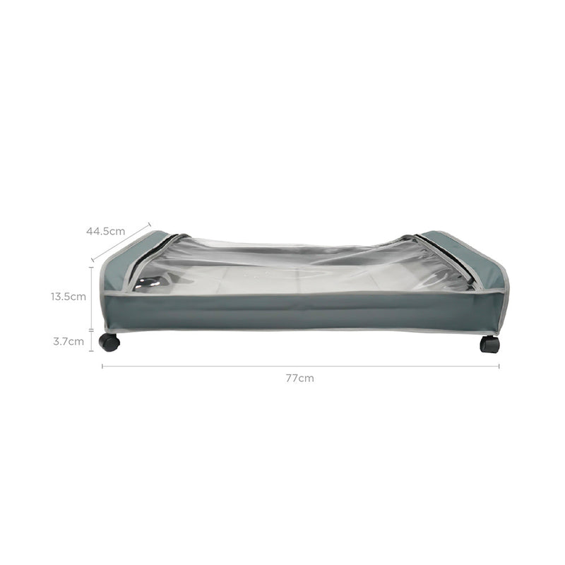 Canvas Dust-proof Storage Box with wheels