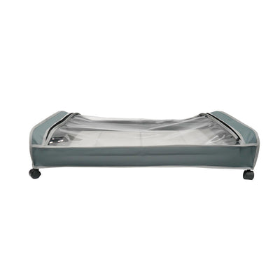 Canvas Dust-proof Storage Box with wheels