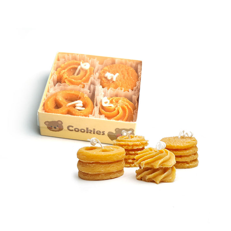Cookies Shaped Wax Melts 8PC Coffee and milk Scent