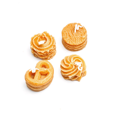Cookies Shaped Wax Melts 8PC Coffee and milk Scent