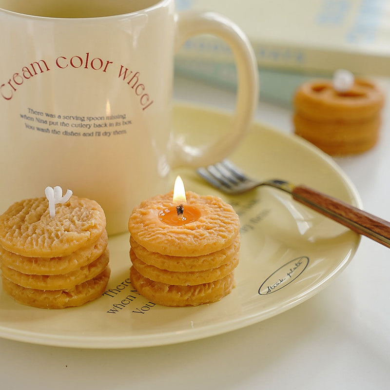 Cookies Shaped Wax Melts 8PC Coffee and milk Scent