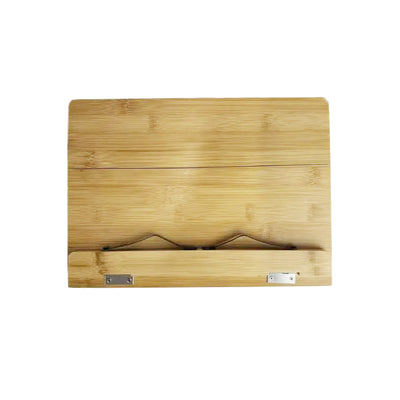 Bamboo Cookbook & Tablet Reading Holder Book Stand