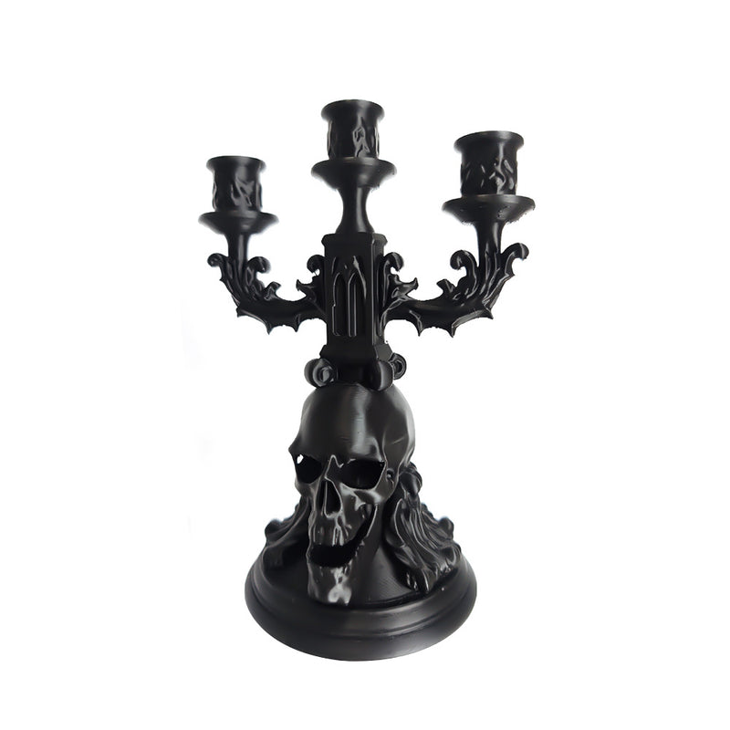 Gothic Decor Candle Holder with 3 Arms ¨C Halloween Haunted Decor