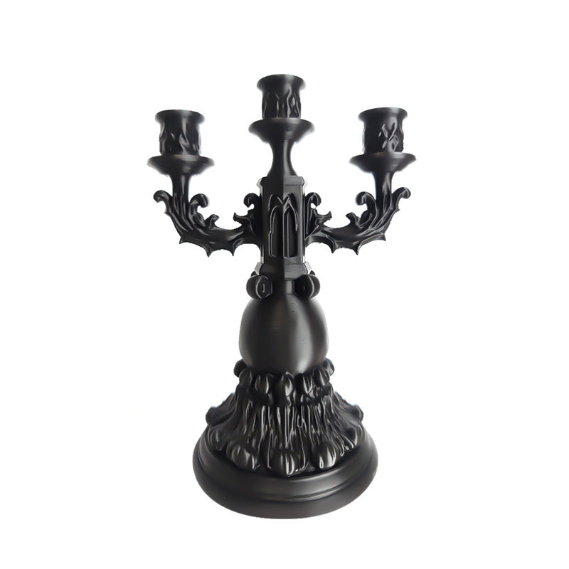 Gothic Decor Candle Holder with 3 Arms ¨C Halloween Haunted Decor