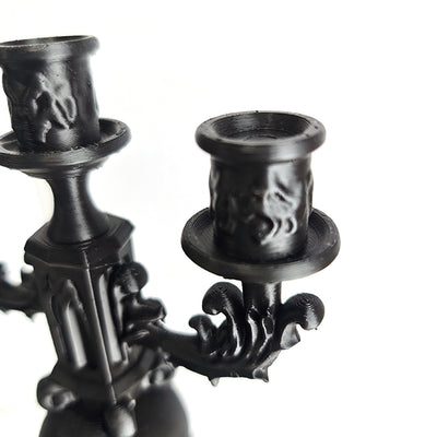 Gothic Decor Candle Holder with 3 Arms ¨C Halloween Haunted Decor