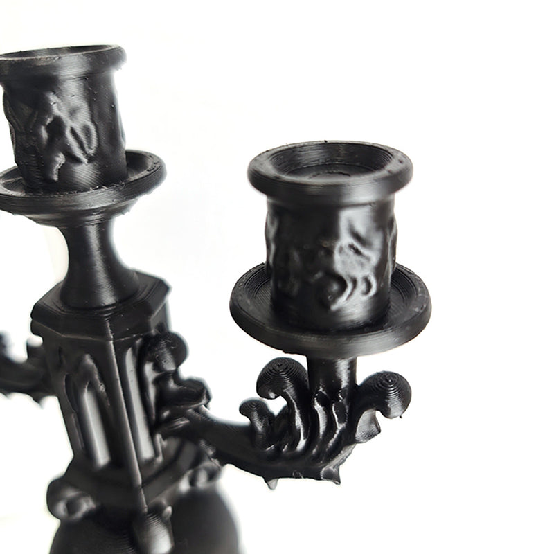 Gothic Decor Candle Holder with 3 Arms ¨C Halloween Haunted Decor