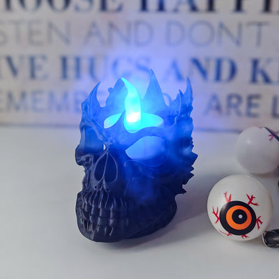 3D Tealight Decor Crown Skull Candle Holder