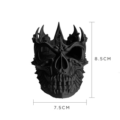 3D Tealight Decor Crown Skull Candle Holder