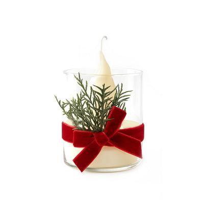 Christmas Scented Glass Jar Candle 120g Festive Tree & Gonk Design