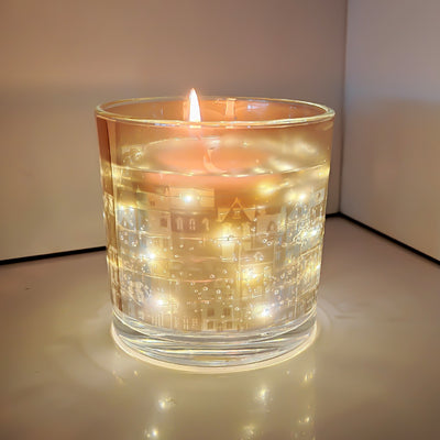 Creative Luminous Cup Festive Scented Glass Jar Candle