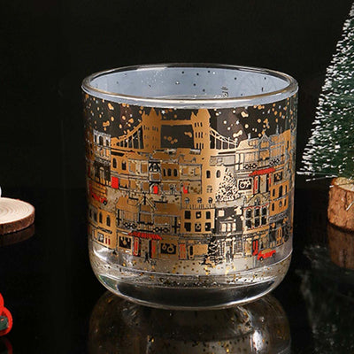 Creative Luminous Cup Festive Scented Glass Jar Candle