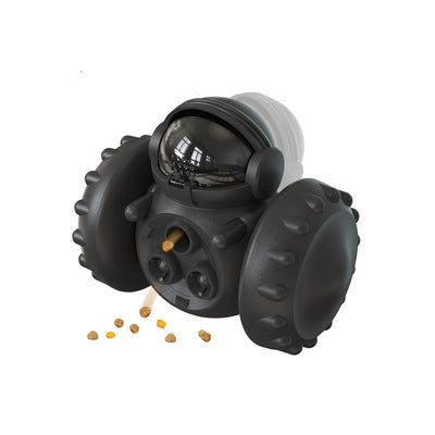 Pet Feeder Interactive Food Dispenser Self-Balancing Robot Treat Toy