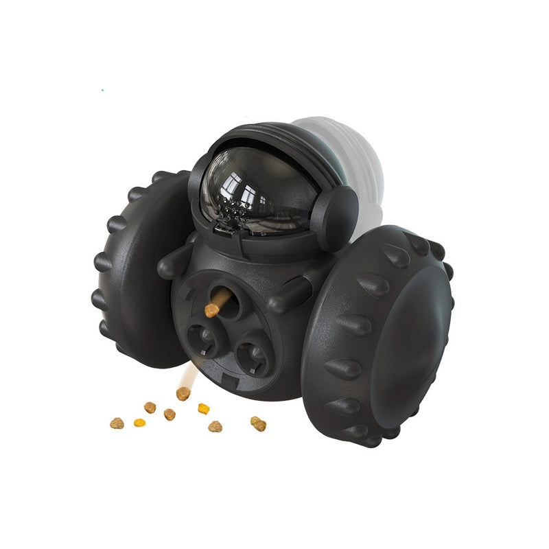 Pet Feeder Interactive Food Dispenser Self-Balancing Robot Treat Toy