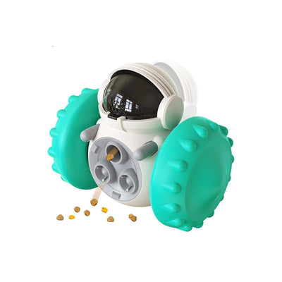 Pet Feeder Interactive Food Dispenser Self-Balancing Robot Treat Toy
