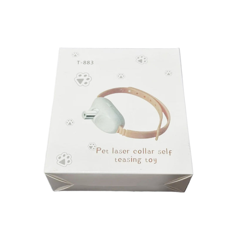 Laser Tease Collar for Pet with Interactive LED Light