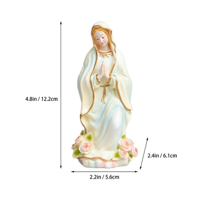 Mini Virgin Mary Prayer Statue Ornament