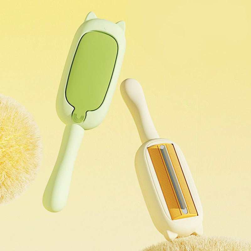 Double-Sided Pet Hair Remover Brush