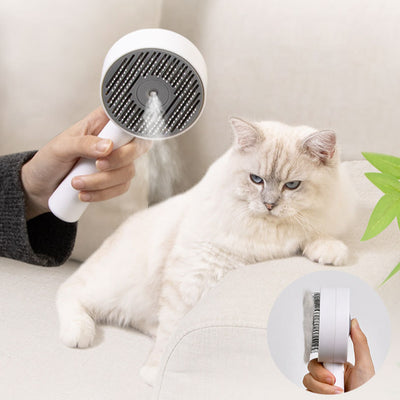 Pet Steam Spray One-Click Hair Remove Comb