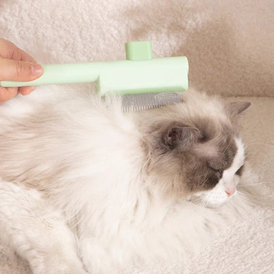 Pet Self-cleaning One-click Hair Comb