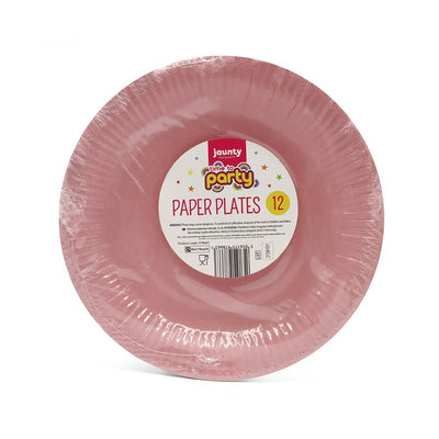 Pastel Paper Plates 12PK