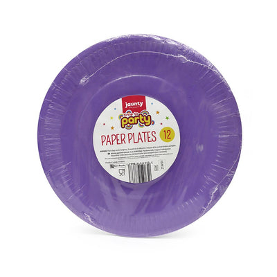 Pastel Paper Plates 12PK