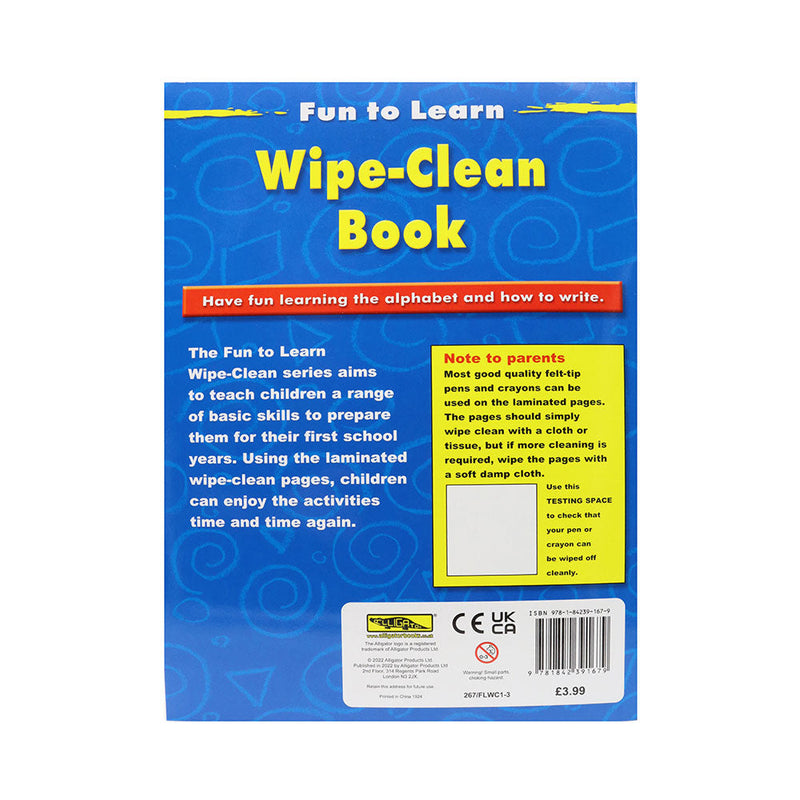 First Learn Wipe-Clean 3 Assorted