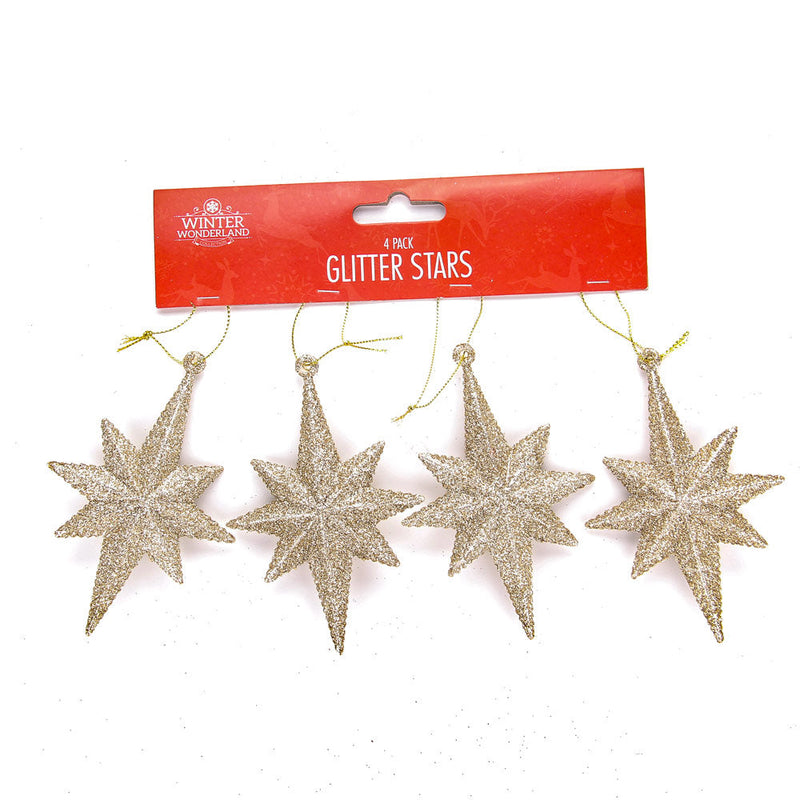 Glitter Stars 4PK