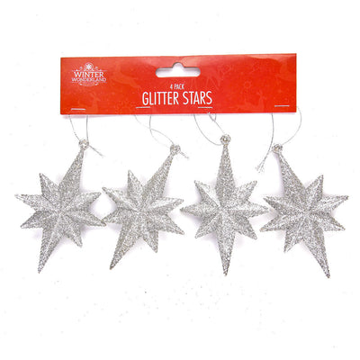Glitter Stars 4PK