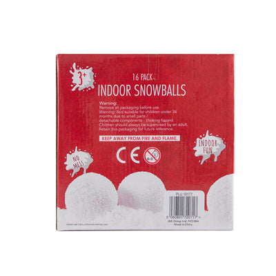 Indoor Snowballs 16PK