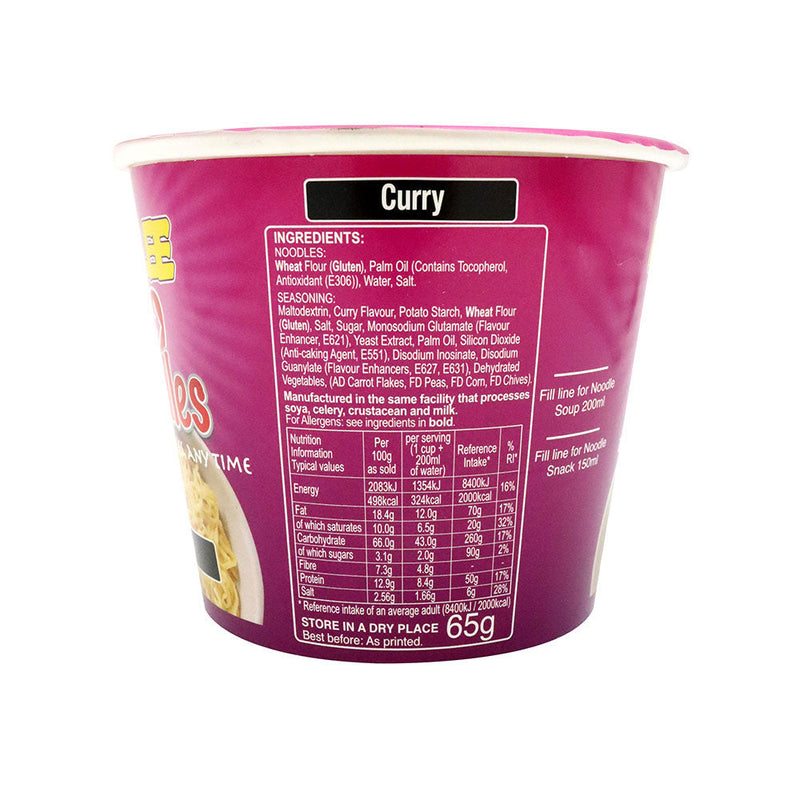 Ko-Lee Cup Noodle Curry Flavour 65g