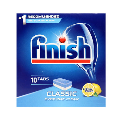 Finish Classic Clean Tabs Lemon 10PK