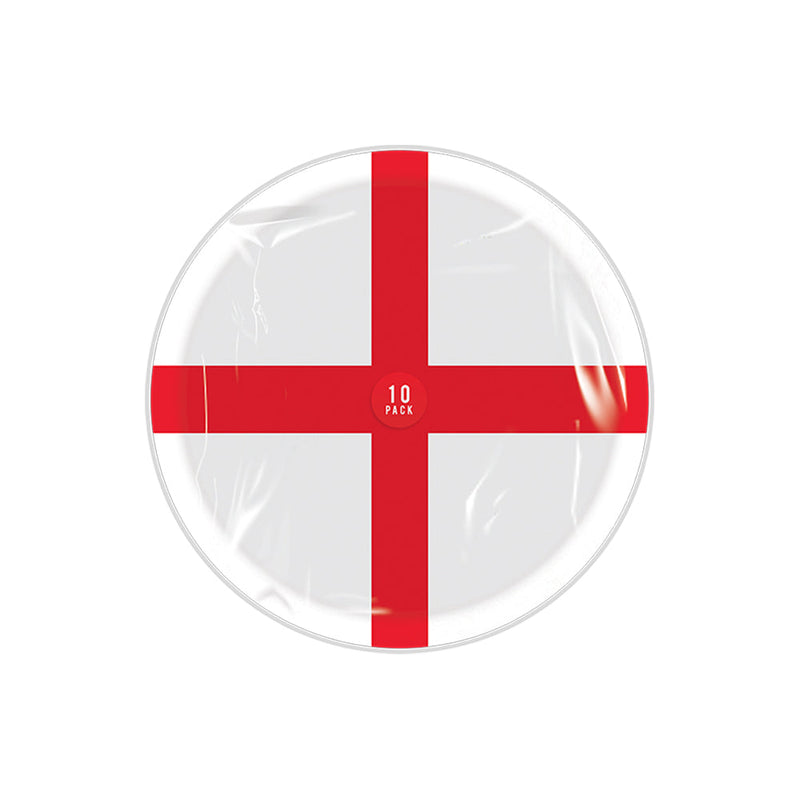 England Flag Paper Plate 10PK
