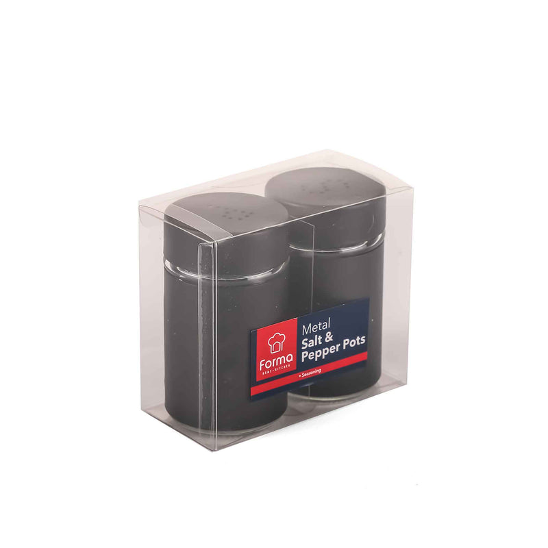 Metal Salt & Pepper Pots Assorted