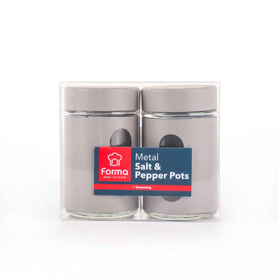 Metal Salt & Pepper Pots Assorted