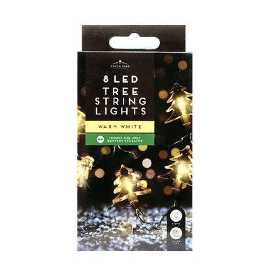 8 LED Tree String Lights Warm White
