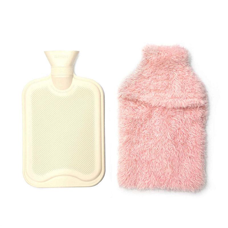 Snuggle Hot Water Bottle with Soft Fleece Cover