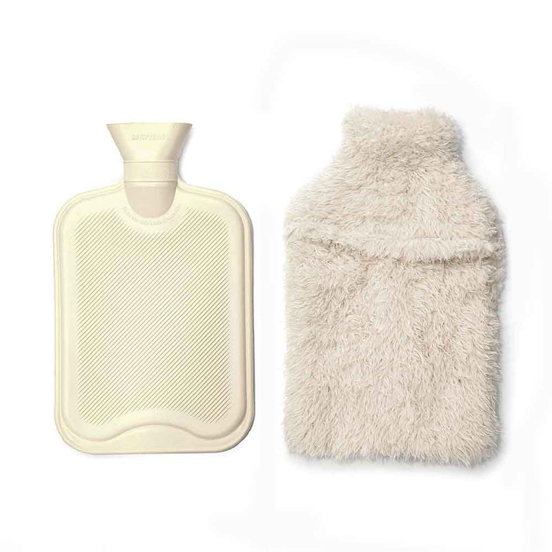 Snuggle Hot Water Bottle with Soft Fleece Cover