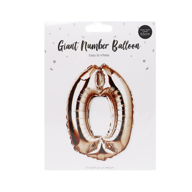 Rose Gold Foil Number Balloon