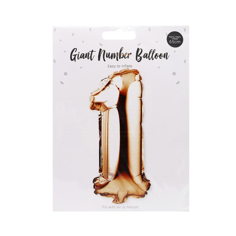 Rose Gold Foil Number Balloon