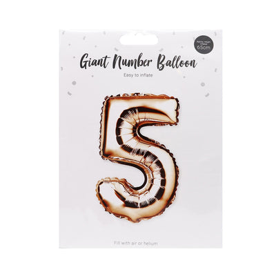 Rose Gold Foil Number Balloon
