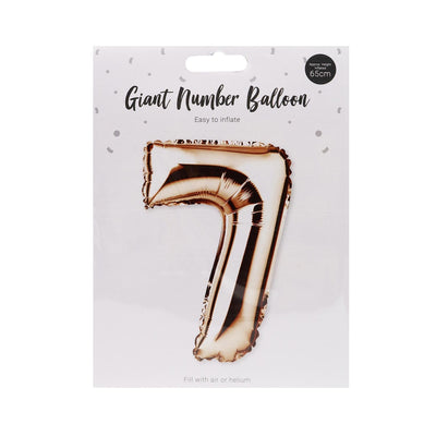 Rose Gold Foil Number Balloon