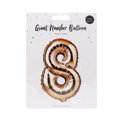Rose Gold Foil Number Balloon