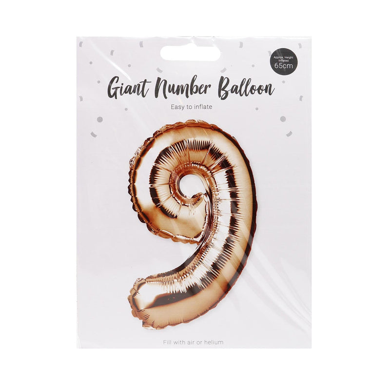 Rose Gold Foil Number Balloon