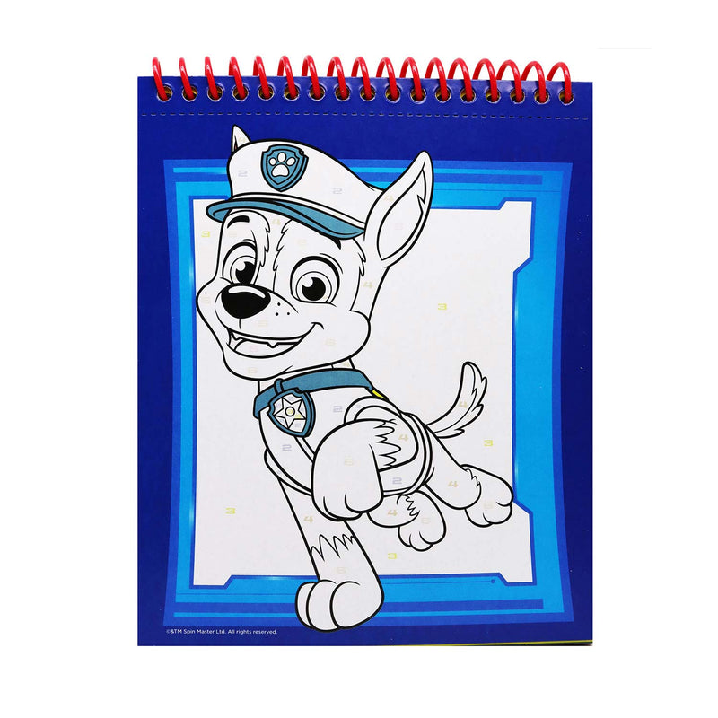 Paw Patrol Colour By Numbers Set
