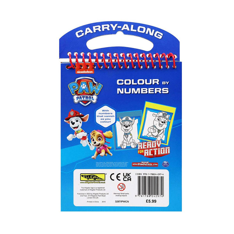 Paw Patrol Colour By Numbers Set